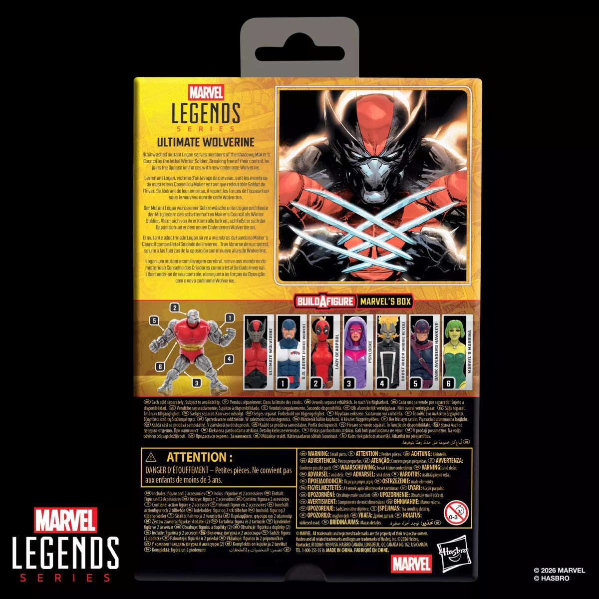 Marvel Legends - Ultimate Wolverine - Box BAF