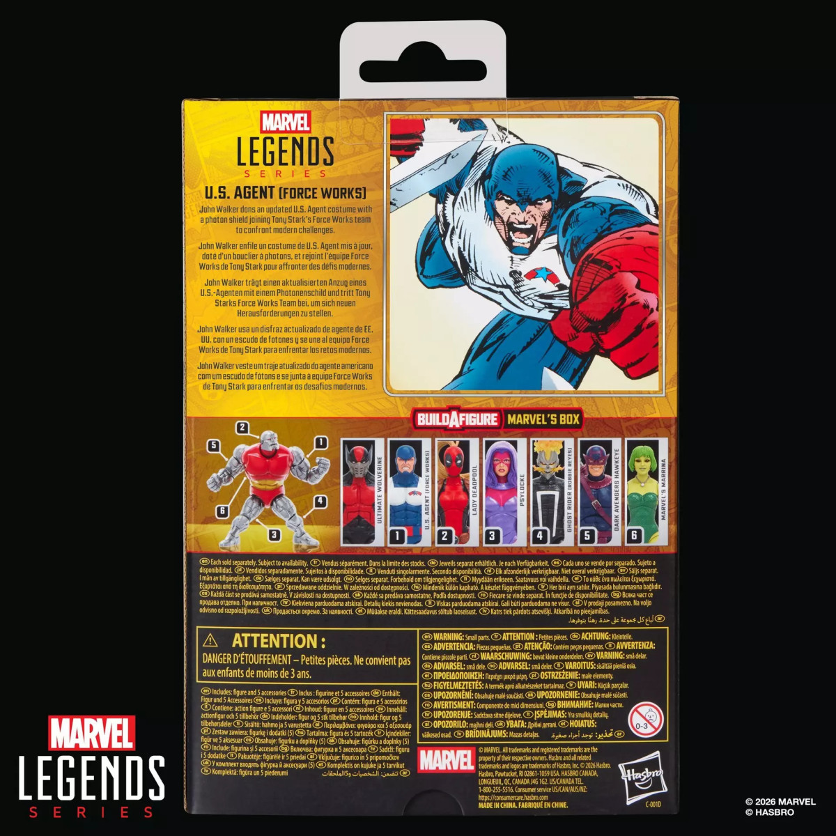 Marvel Legends - U.S. Agent (Force Works) - Box BAF
