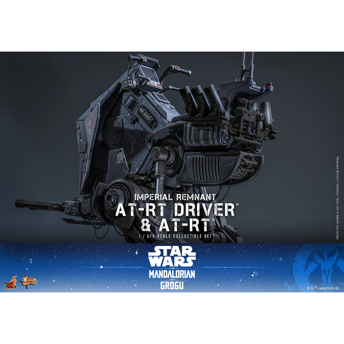 Hot Toys Star Wars - Imperial Remnant AT-RT Driver & AT-RT 60 MMS 1/6 - Star Wars: The Mandalorian & Grogu