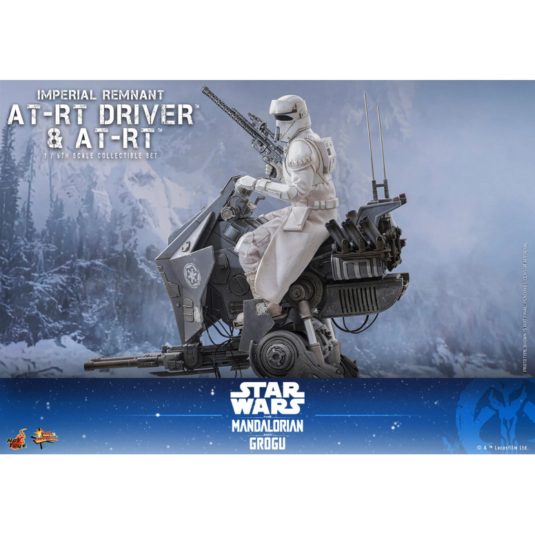 Hot Toys Star Wars - Imperial Remnant AT-RT Driver & AT-RT 60 MMS 1/6 - Star Wars: The Mandalorian & Grogu