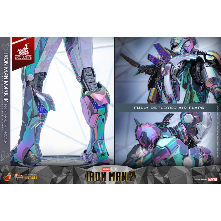 Hot Toys Iron Man 2 - Iron Man Mark IV (Haze Fractal Armor) Die