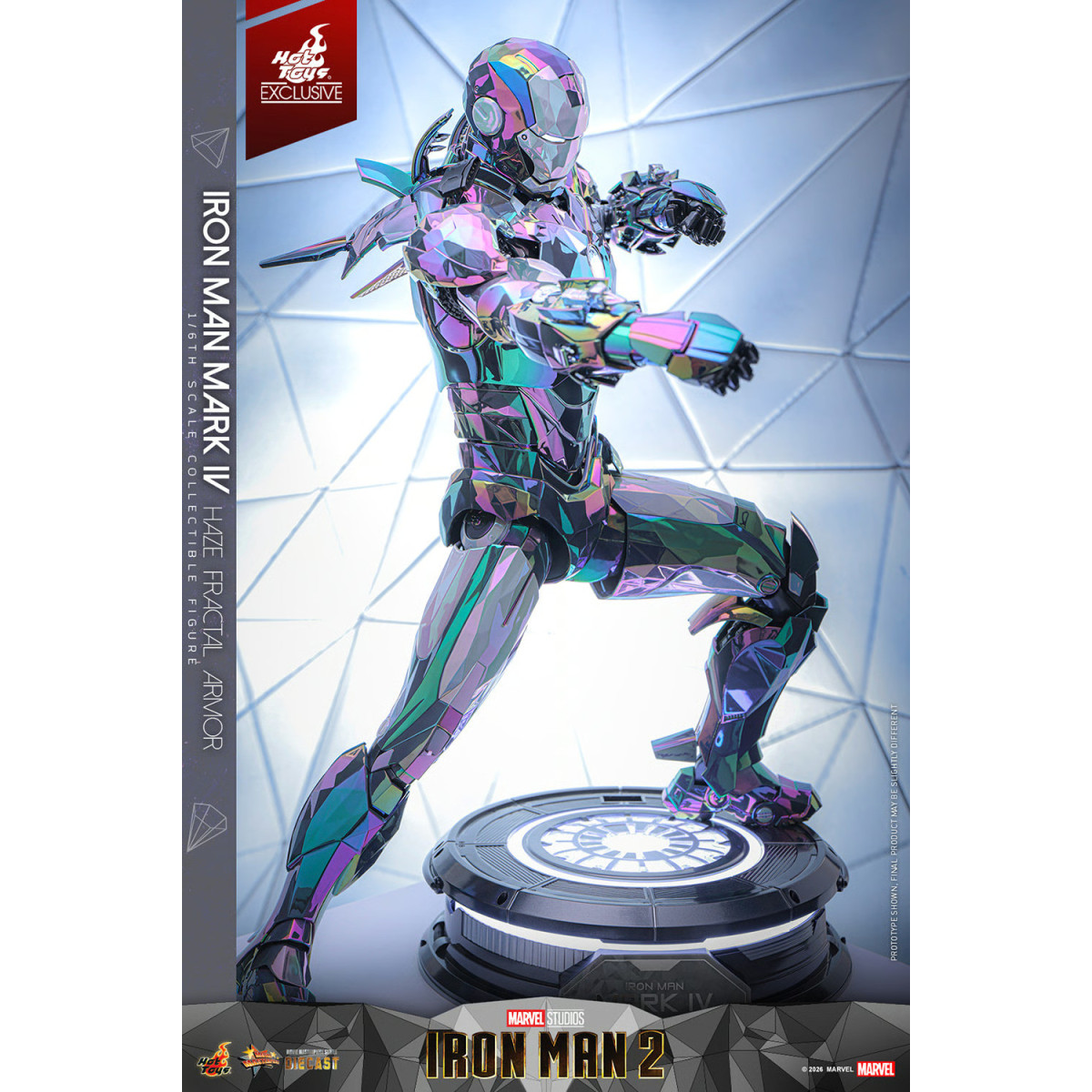 Hot Toys Iron Man 2 - Iron Man Mark IV (Haze Fractal Armor) Die Cast Hot Toys Exclusive MMS 1/6