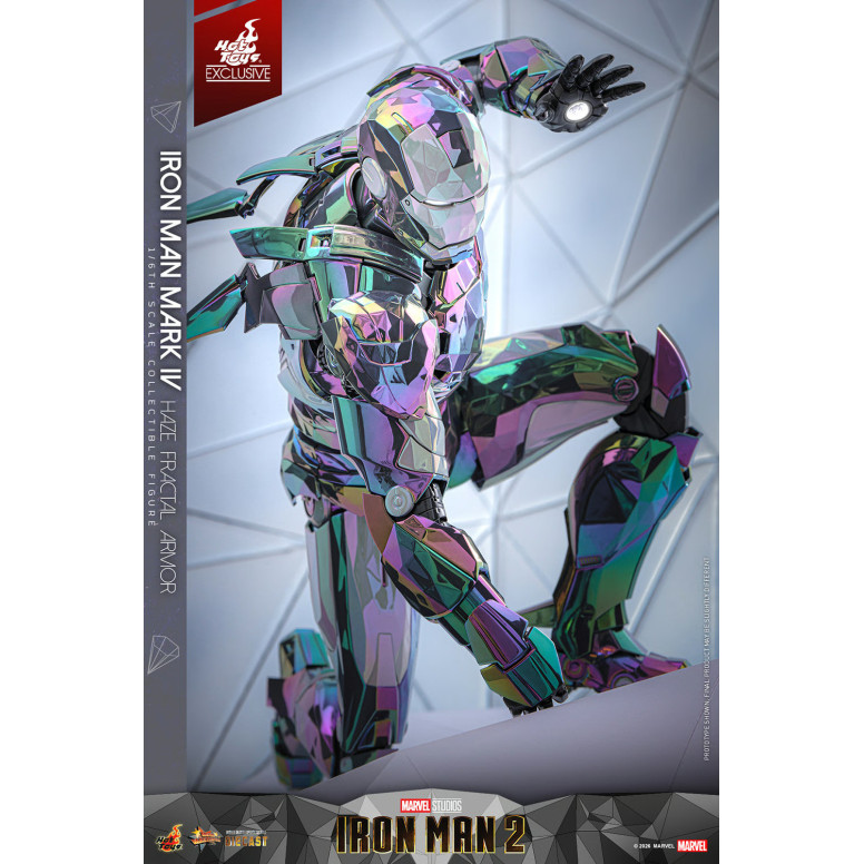 Hot Toys Iron Man 2 - Iron Man Mark IV (Haze Fractal Armor) Die Cast Hot Toys Exclusive MMS 1/6