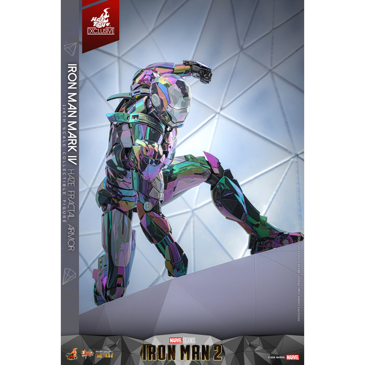 Hot Toys Iron Man 2 - Iron Man Mark IV (Haze Fractal Armor) Die Cast Hot Toys Exclusive MMS 1/6