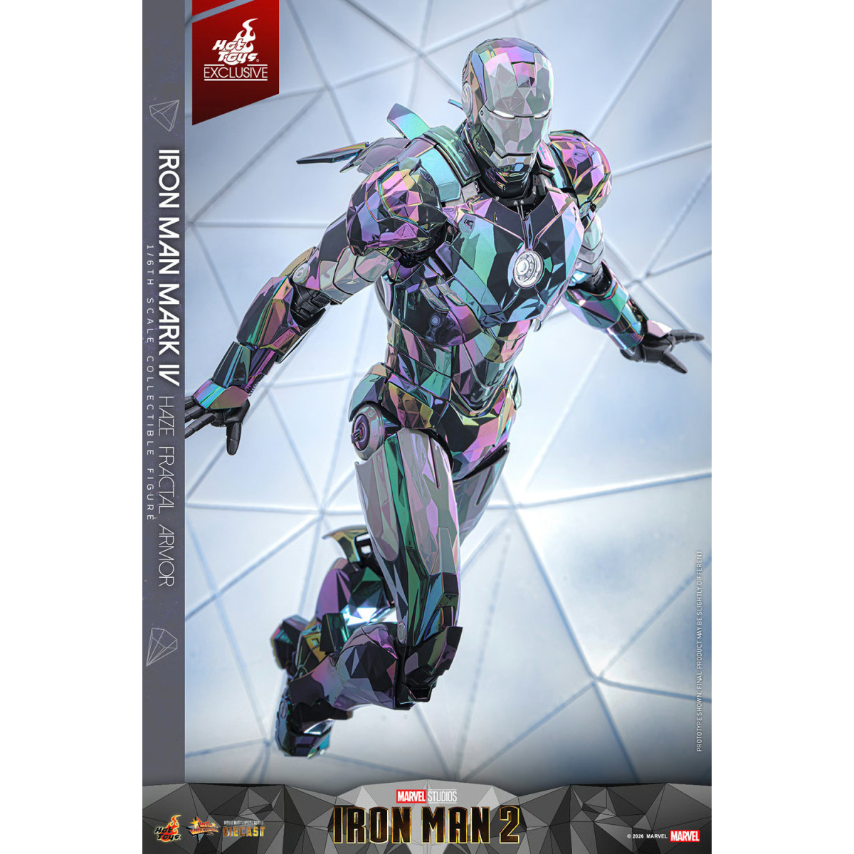 Hot Toys Iron Man 2 - Iron Man Mark IV (Haze Fractal Armor) Die Cast Hot Toys Exclusive MMS 1/6