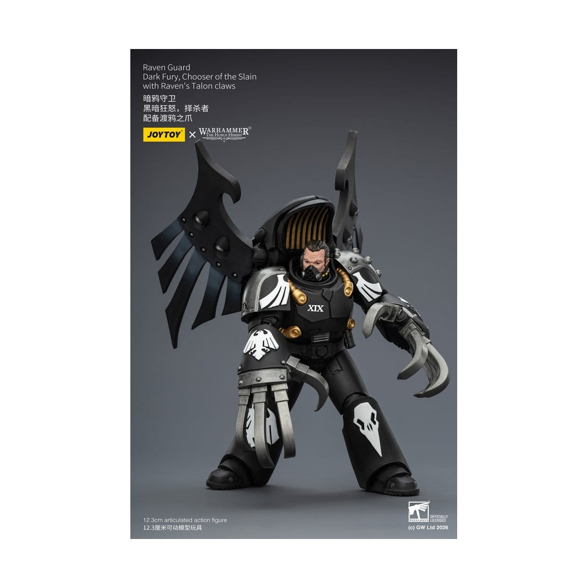 JoyToy Space Marines - Raven Guard - Dark Fury, Chooser of the Slain 1/18 - Warhammer 40k