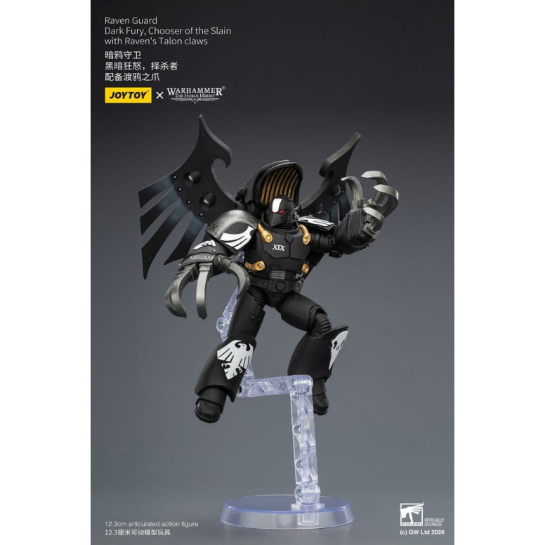 JoyToy Space Marines - Raven Guard - Dark Fury, Chooser of the Slain 1/18 - Warhammer 40k