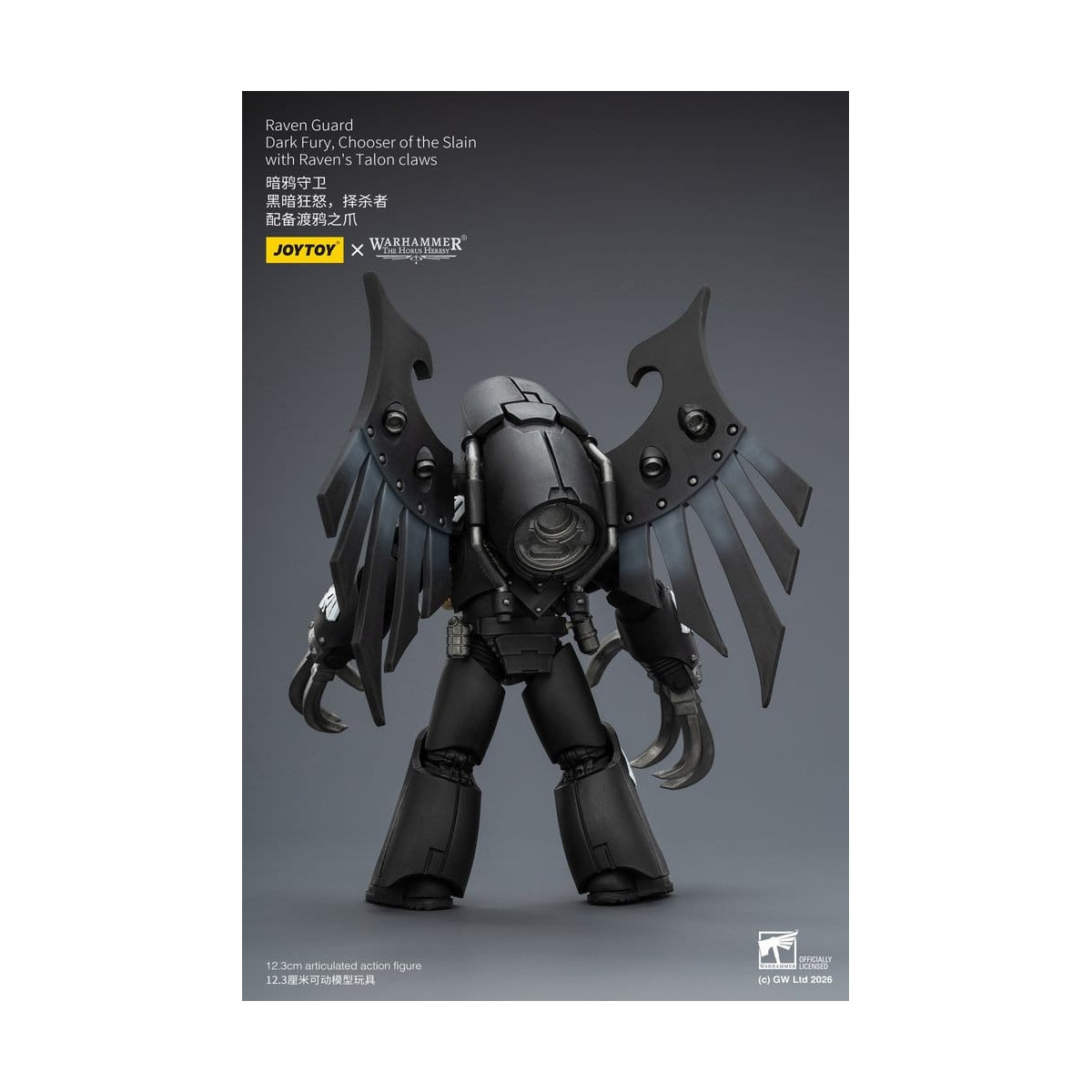 JoyToy Space Marines - Raven Guard - Dark Fury, Chooser of the Slain 1/18 - Warhammer 40k
