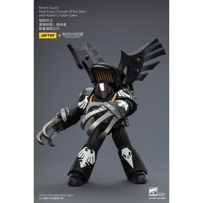 JoyToy Space Marines - Raven Guard - Dark Fury, Chooser of the Slain 1/18 - Warhammer 40k
