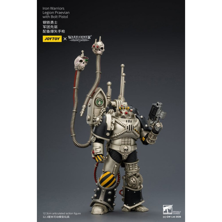 Joytoy - Warhammer - Iron Warriors Legion Praevian with Bolt Pistol - The Horus Heresy