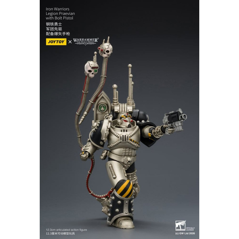 Joytoy - Warhammer - Iron Warriors Legion Praevian with Bolt Pistol - The Horus Heresy