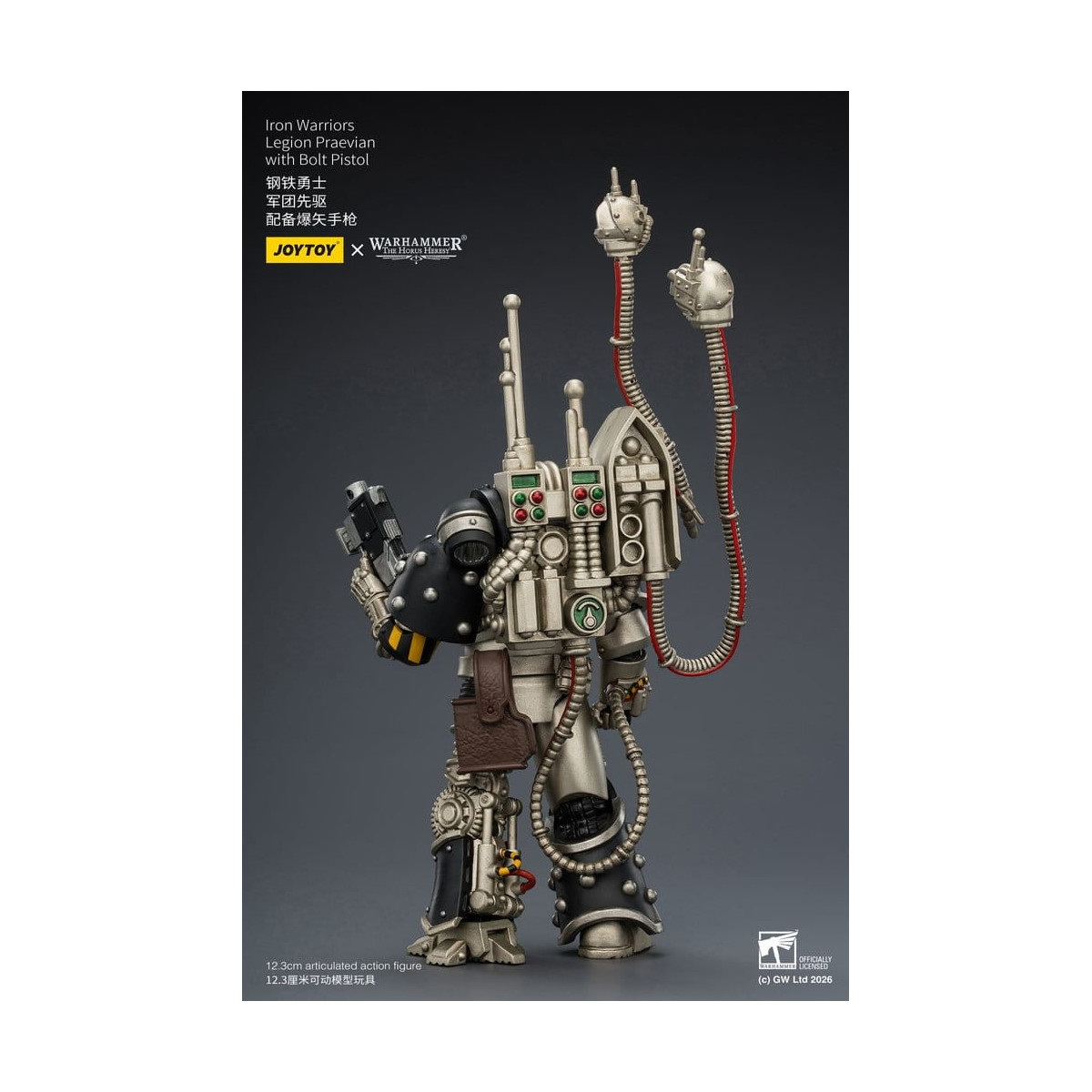 Joytoy - Warhammer - Iron Warriors Legion Praevian with Bolt Pistol - The Horus Heresy
