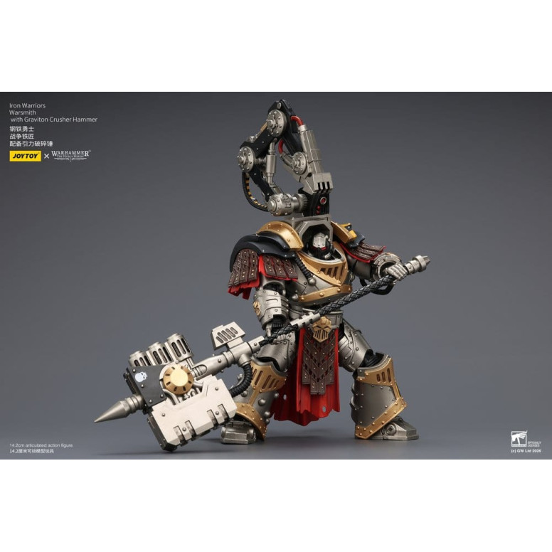Joytoy - Warhammer - Iron Warriors Warsmith with Graviton Crusher Hammer - The Horus Heresy