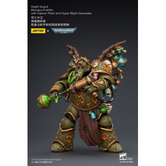 Joytoy - Death Guard - Biologus Putrifier with Injector Pistol and Hyper Blight Grenades 1/18 - Warhammer 40k