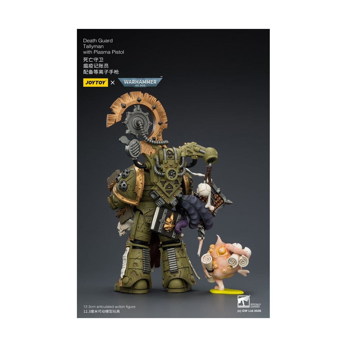 Joytoy - Death Guard - Tallyman with Plasma Pistol 1/18 - Warhammer 40k