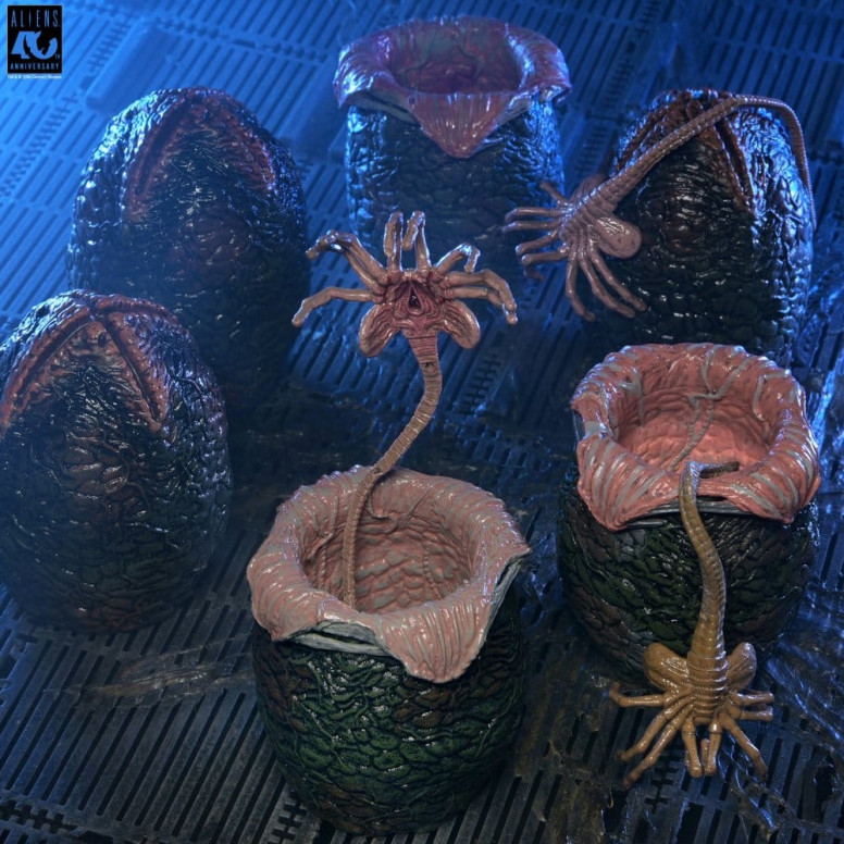 Neca Aliens - Carton of Alien Eggs (40th Anniversary) - 6 pack accessory pack
