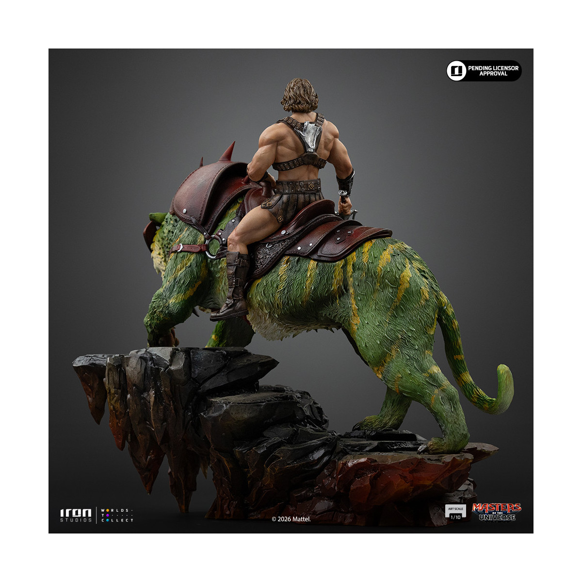 Iron Studios - He-Man and Battle Cat Movie Art Scale 1/10 - Masters of the Universe - Masters of the Universe