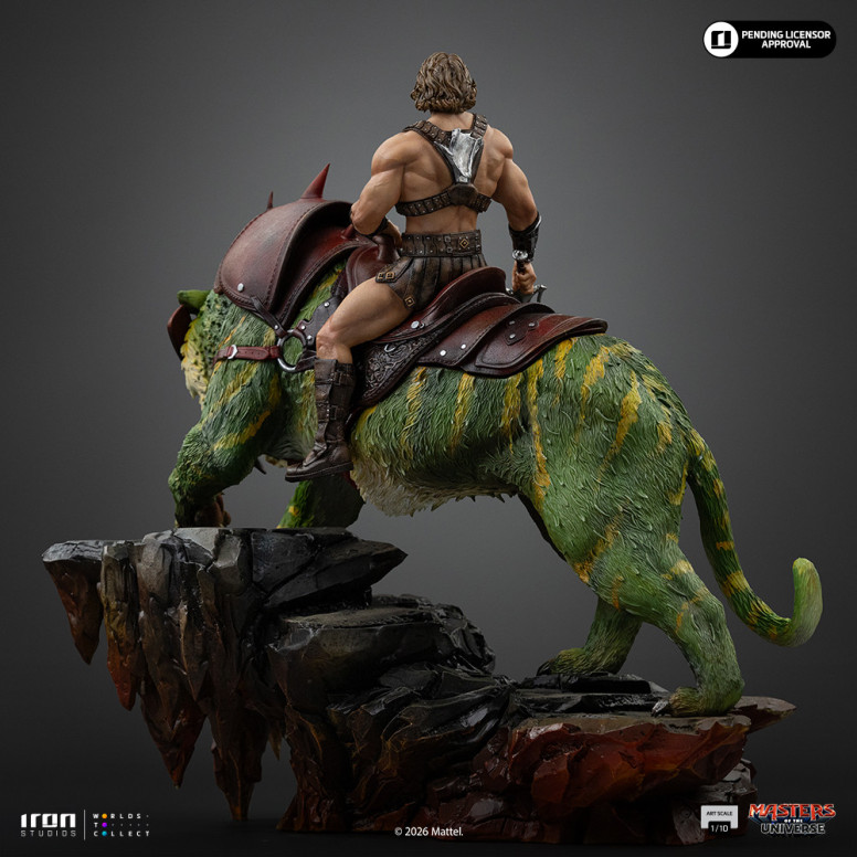 Iron Studios - He-Man and Battle Cat Movie Art Scale 1/10 - Masters of the Universe - Masters of the Universe