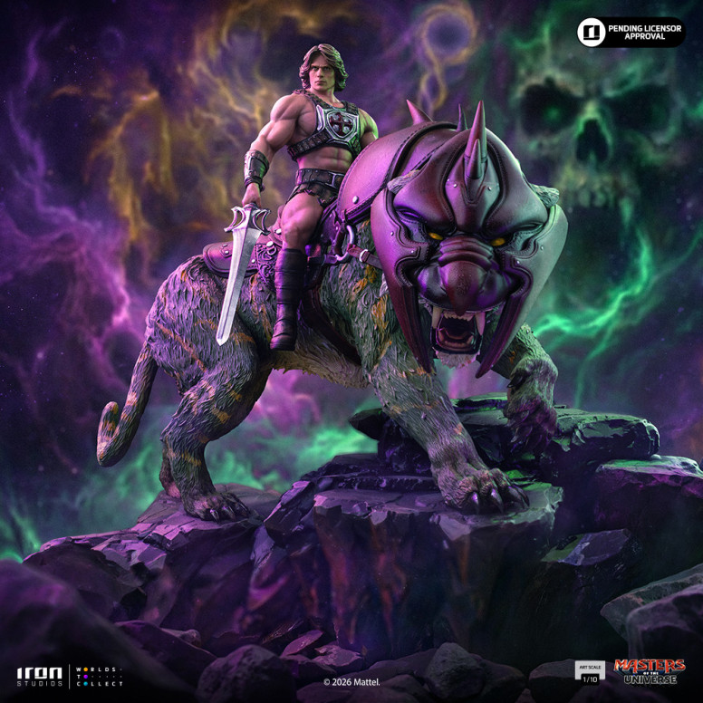 Iron Studios - He-Man and Battle Cat Movie Art Scale 1/10 - Masters of the Universe - Masters of the Universe
