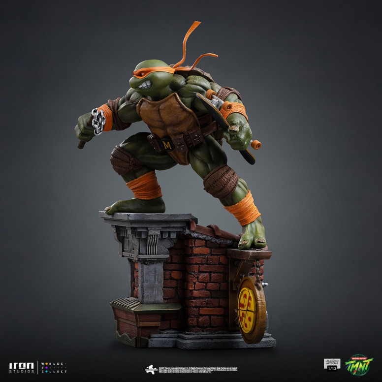 Iron Studios - TMNT - Michelangelo Unleashed Art Scale 1/10 - Teenage Mutant Ninja Turtles