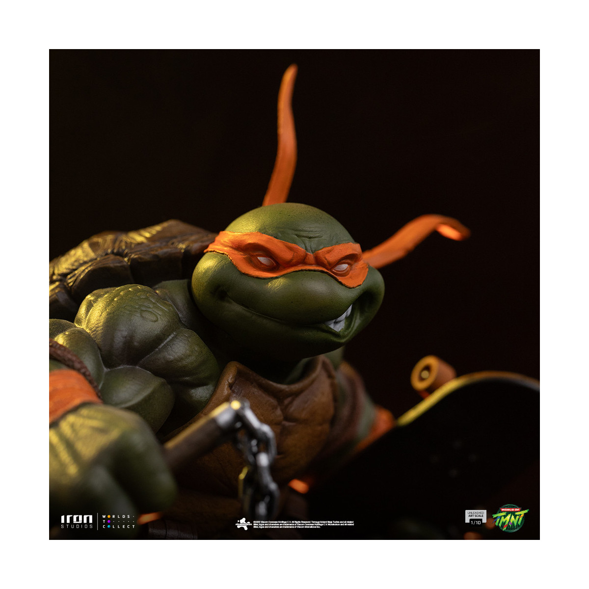 Iron Studios - TMNT - Michelangelo Unleashed Art Scale 1/10 - Teenage Mutant Ninja Turtles
