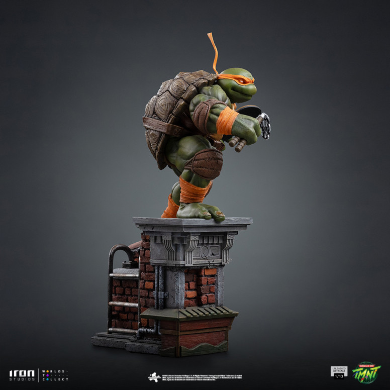 Iron Studios - TMNT - Michelangelo Unleashed Art Scale 1/10 - Teenage Mutant Ninja Turtles