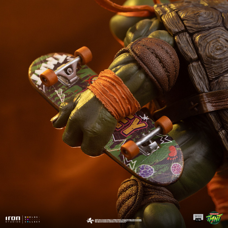 Iron Studios - TMNT - Michelangelo Unleashed Art Scale 1/10 - Teenage Mutant Ninja Turtles