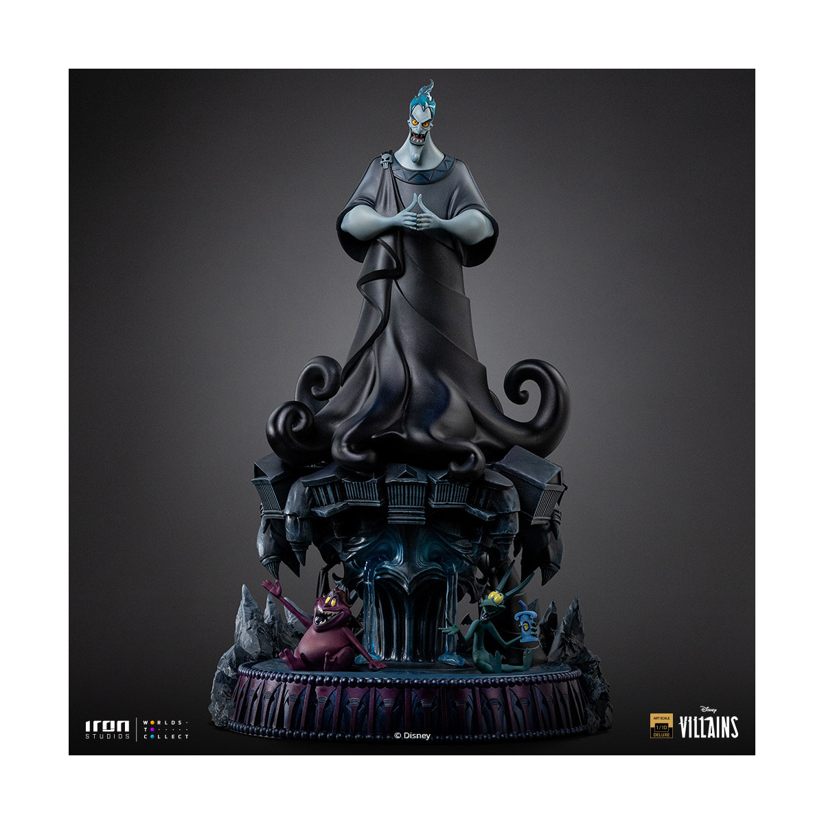 Iron Studios - Disney Villains Hades Deluxe Art Scale 1/10 - Hercules