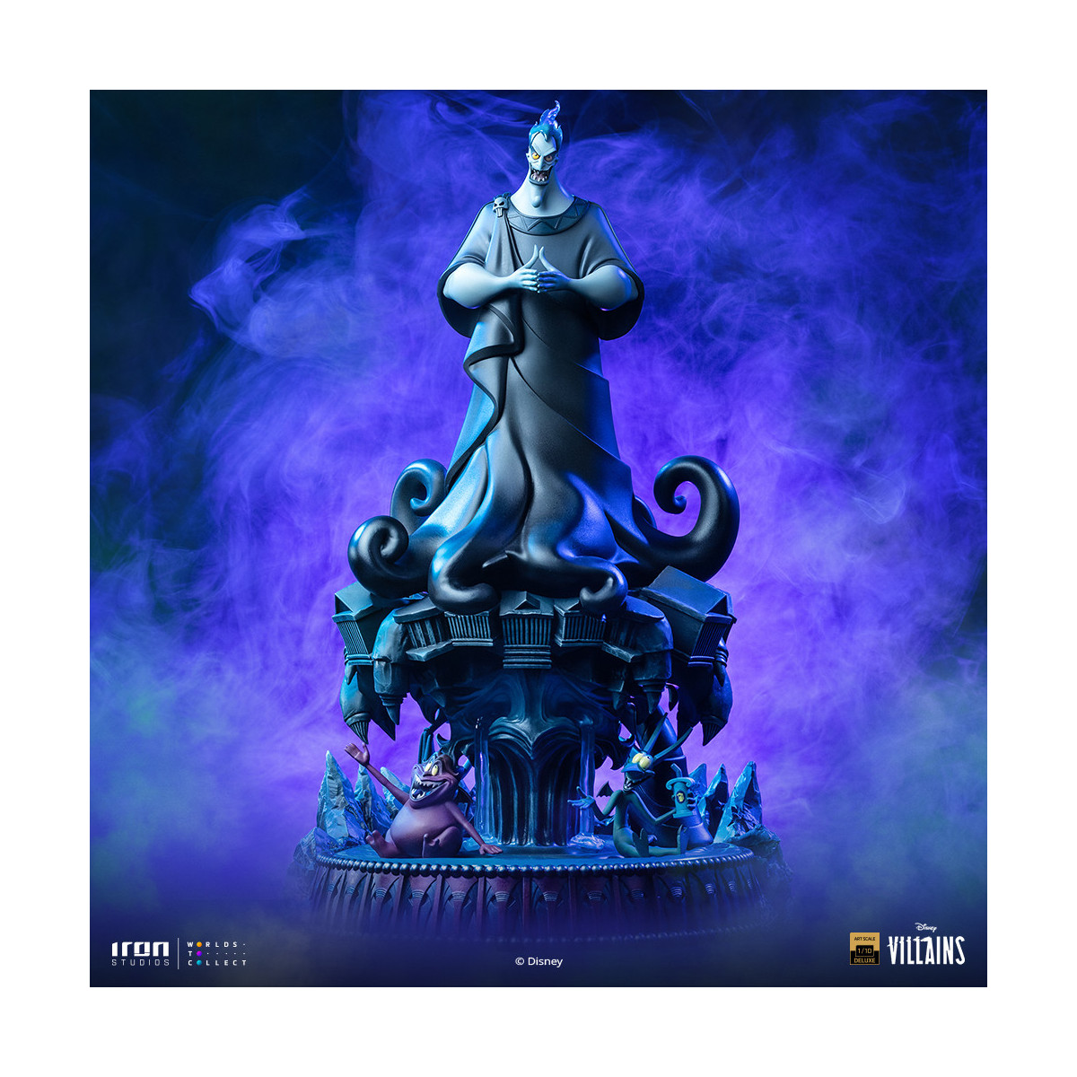 Iron Studios - Disney Villains Hades Deluxe Art Scale 1/10 - Hercules