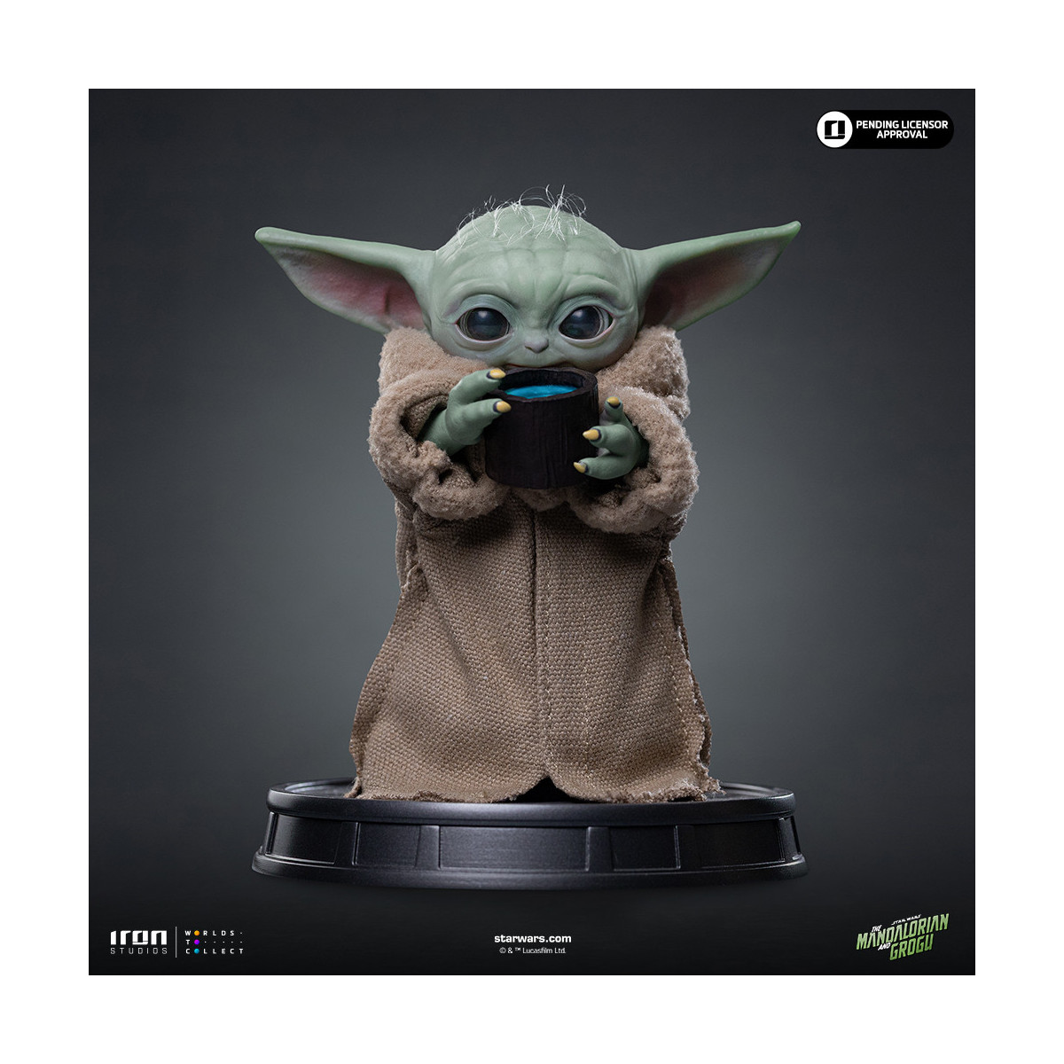 Iron Studios - Grogu Always Hungry - Grogu Collection Legacy Replica 1/4 - Star Wars: The Mandalorian and Grogu