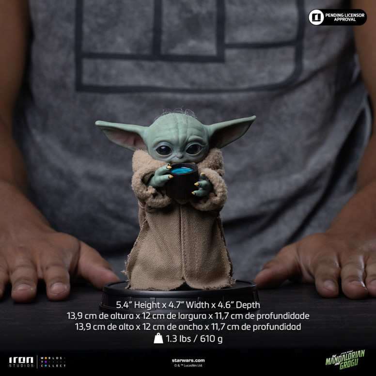 Iron Studios - Grogu Always Hungry - Grogu Collection Legacy Replica 1/4 - Star Wars: The Mandalorian and Grogu