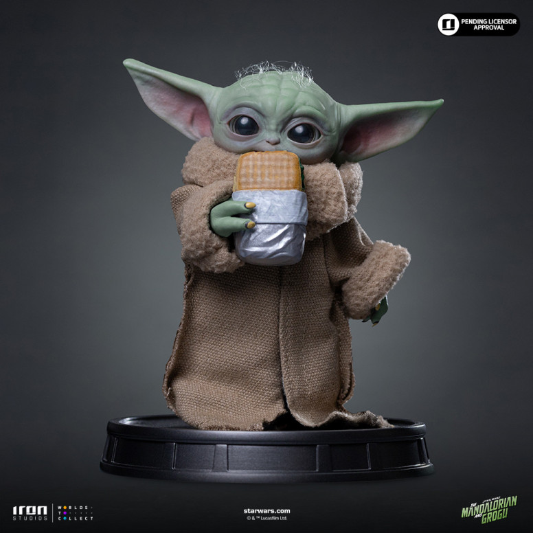 Iron Studios - Grogu Food Cart Snack - Grogu Collection Legacy Replica 1/4 - Star Wars: The Mandalorian and Grogu