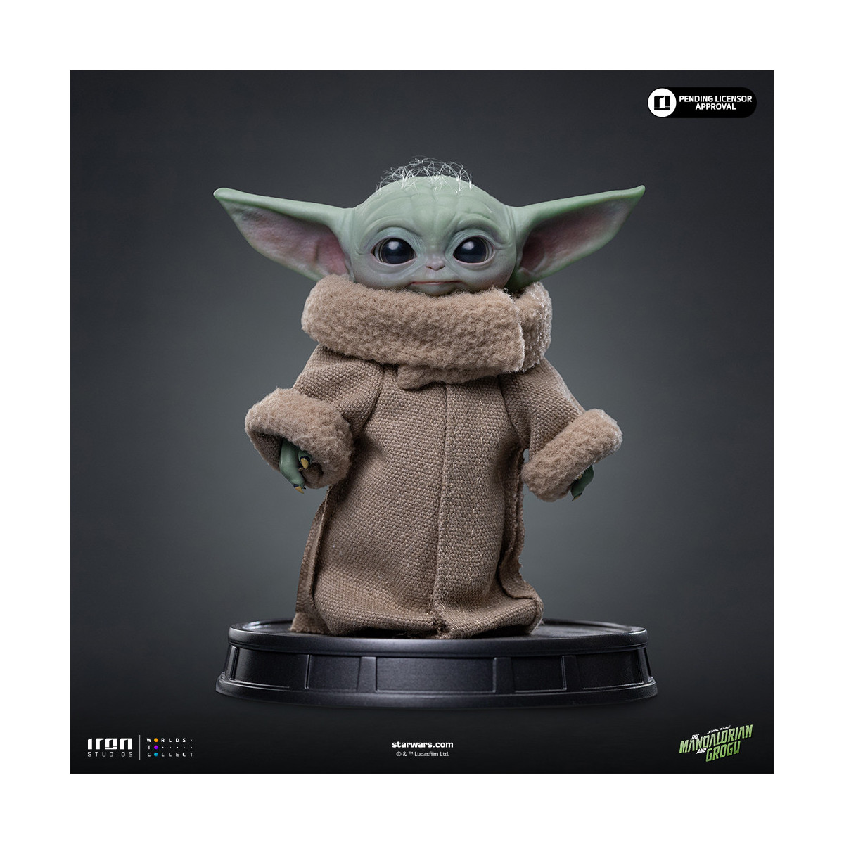 Iron Studios - Grogu Always Curious - Grogu Collection Legacy Replica 1/4 - Star Wars: The Mandalorian and Grogu