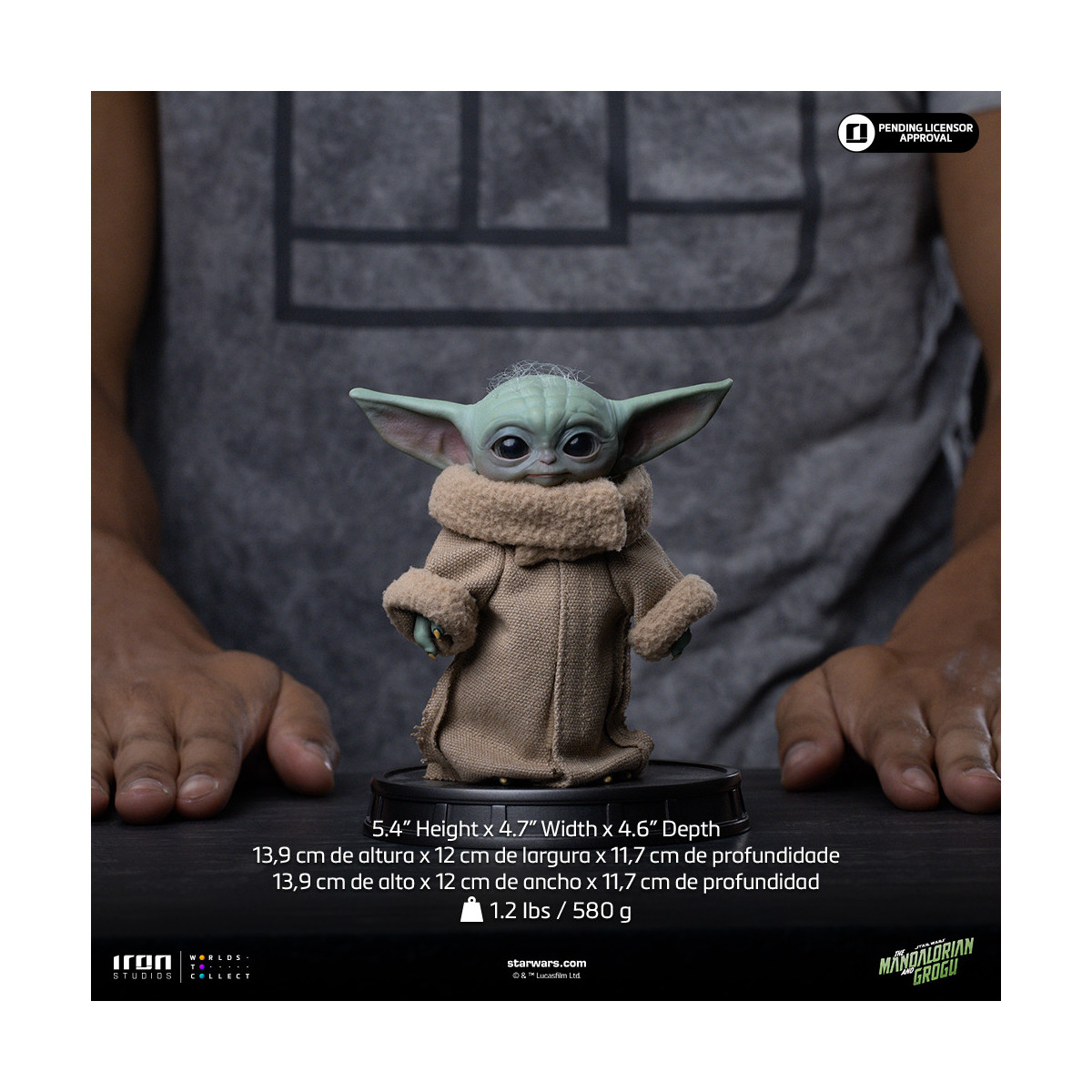 Iron Studios - Grogu Always Curious - Grogu Collection Legacy Replica 1/4 - Star Wars: The Mandalorian and Grogu