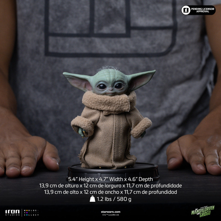 Iron Studios - Grogu Always Curious - Grogu Collection Legacy Replica 1/4 - Star Wars: The Mandalorian and Grogu