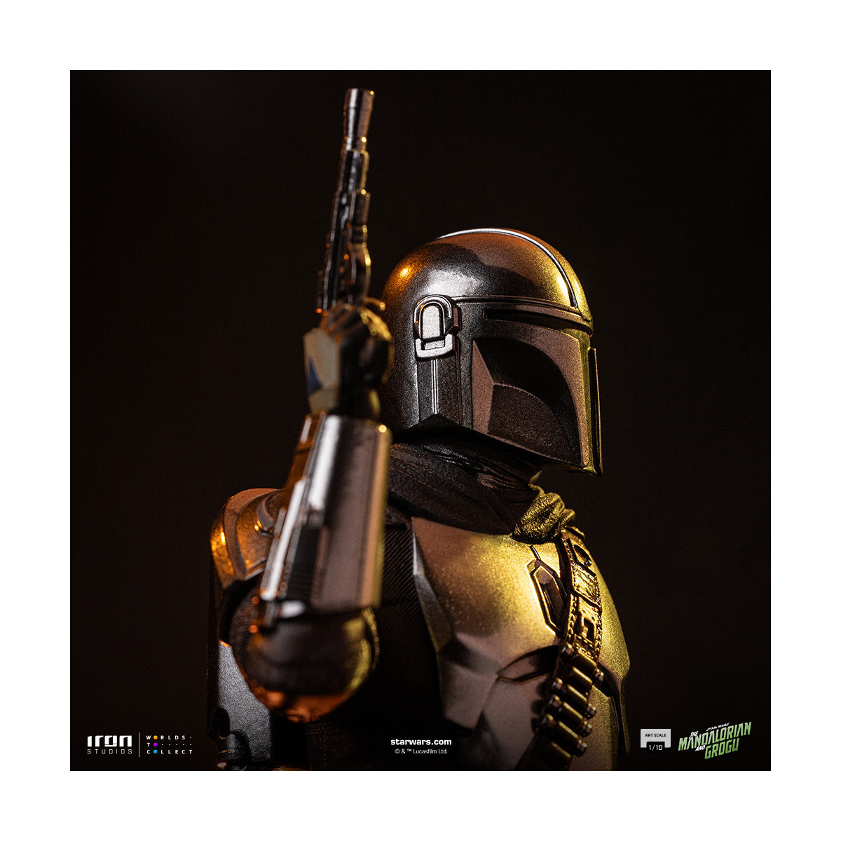 Iron Studios Star Wars - The Mandalorian and Grogu Art Scale 1/10 - The Mandalorian and Grogu Movie
