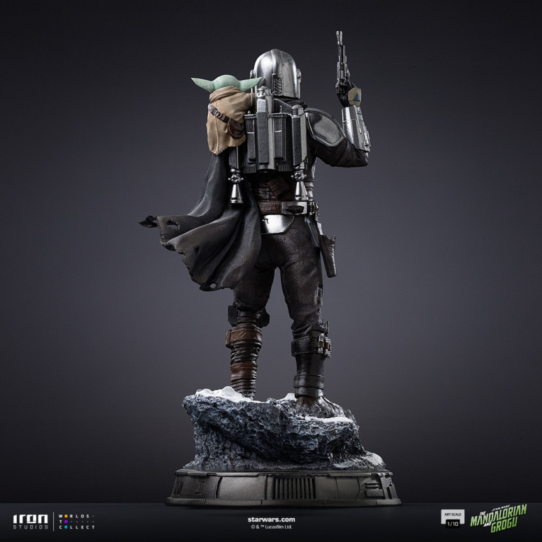 Iron Studios Star Wars - The Mandalorian and Grogu Art Scale 1/10 - The Mandalorian and Grogu Movie