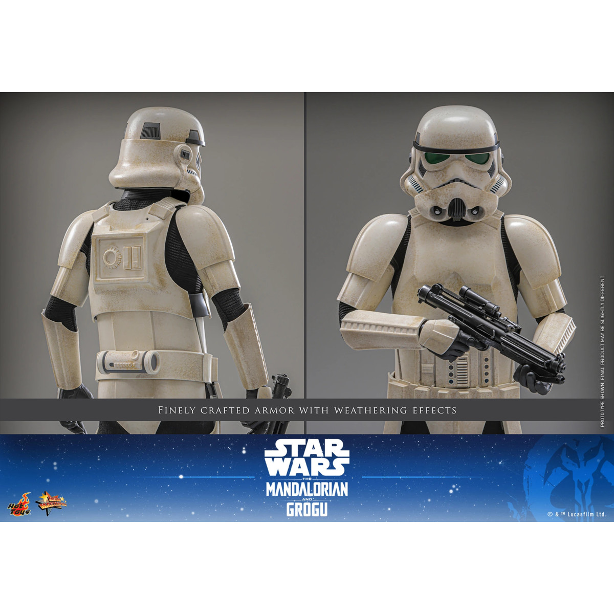 Hot Toys Star Wars - Imperial Remnant Stormtrooper Deluxe Version 1/6 MMS837 - Star Wars: The Mandalorian & Grogu