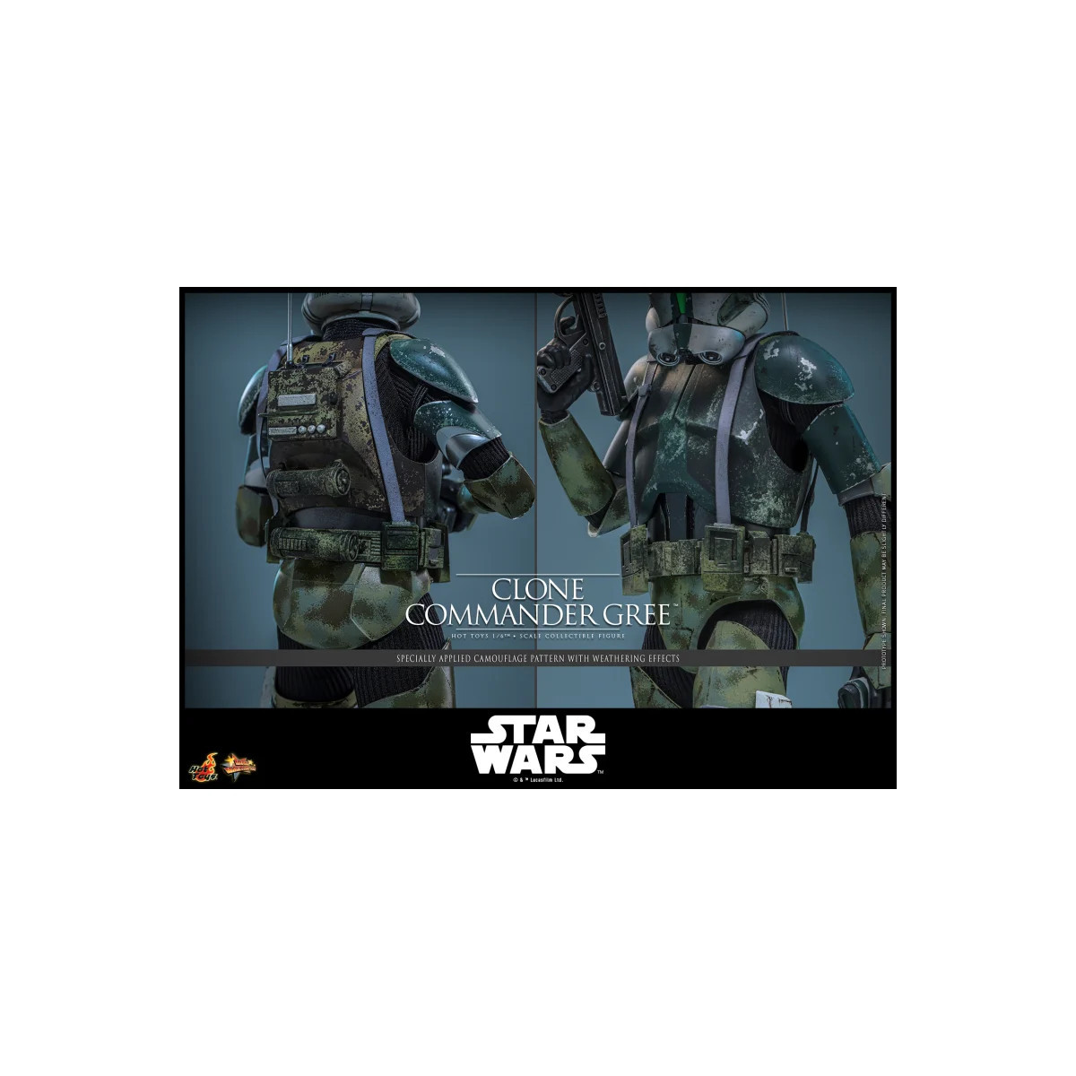 Hot Toys Star Wars - Clone Commander Gree 1/6 MMS877 - Episode III: Revenge of the Sith