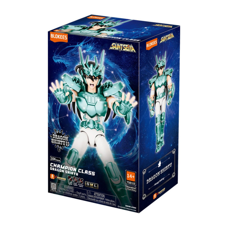 Blokees Saint Seiya - Champion Class Dragon Shiryu v2 - Shiryu du Dragon