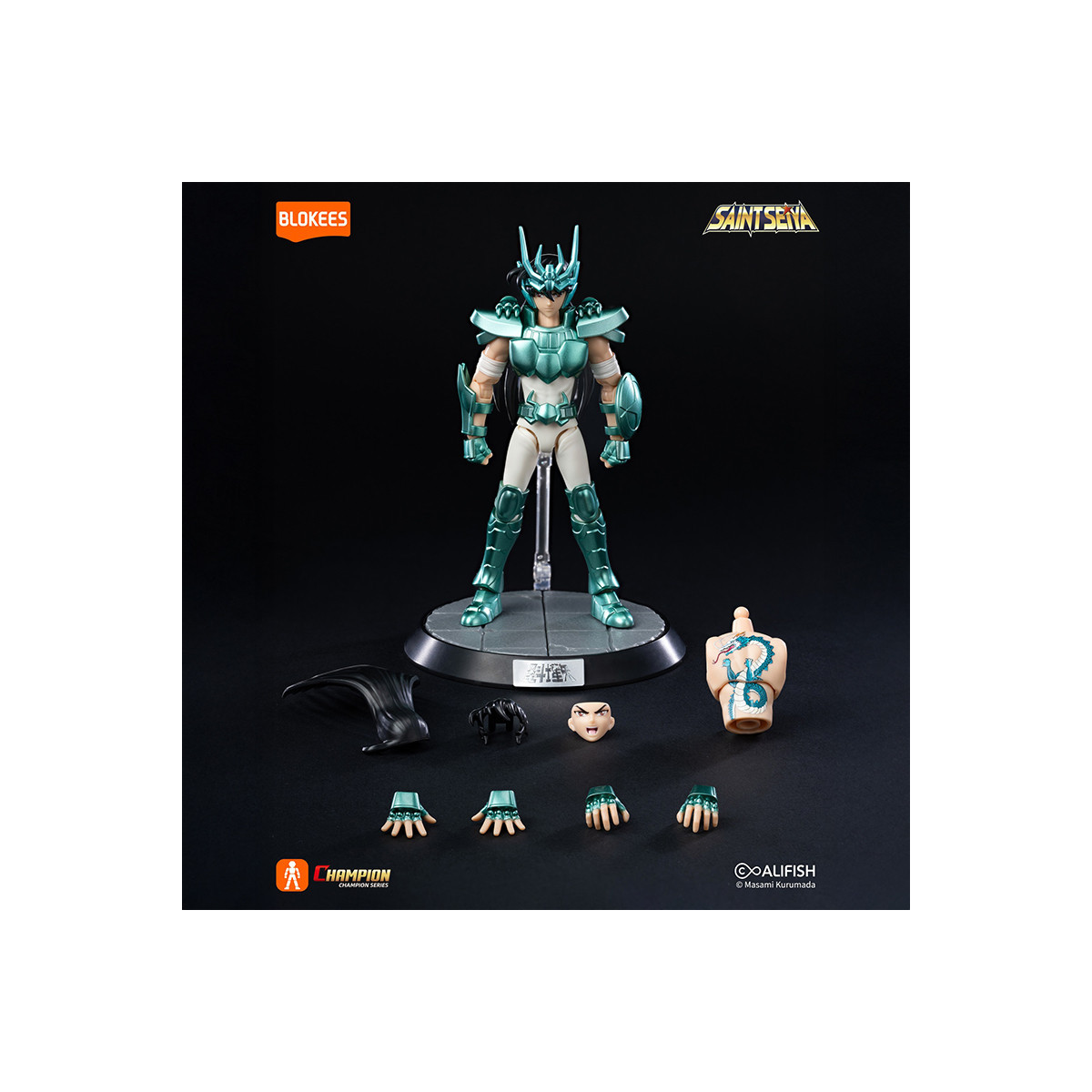 Blokees Saint Seiya - Champion Class Dragon Shiryu v2 - Shiryu du Dragon