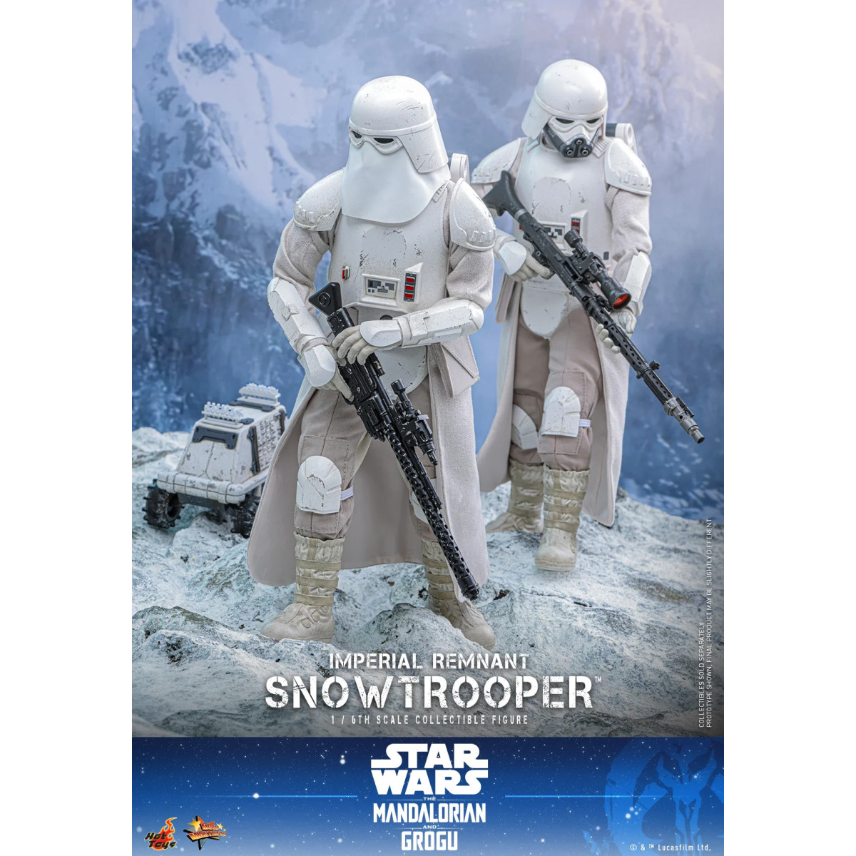 Hot Toys Star Wars - Imperial Remnant Snowtrooper 1/6 MMS838 - Star Wars: The Mandalorian & Grogu
