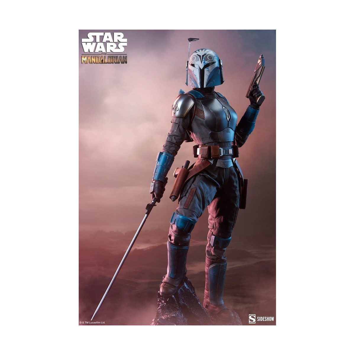 Sideshow Star Wars - Bo-Katan Kryze (Collector Edition) Premium Format Mixed Media 1/4 - The Mandalorian