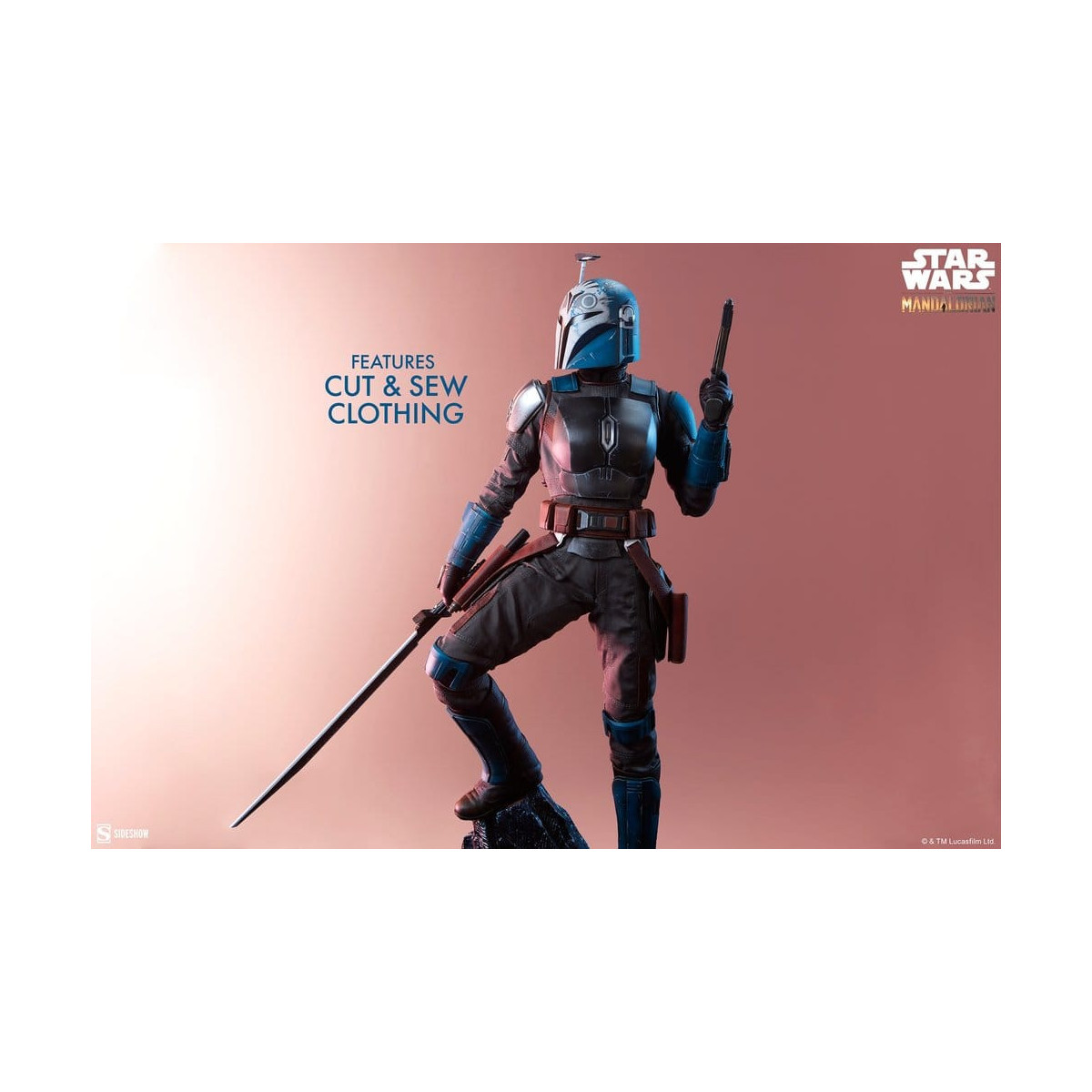 Sideshow Star Wars - Bo-Katan Kryze (Collector Edition) Premium Format Mixed Media 1/4 - The Mandalorian