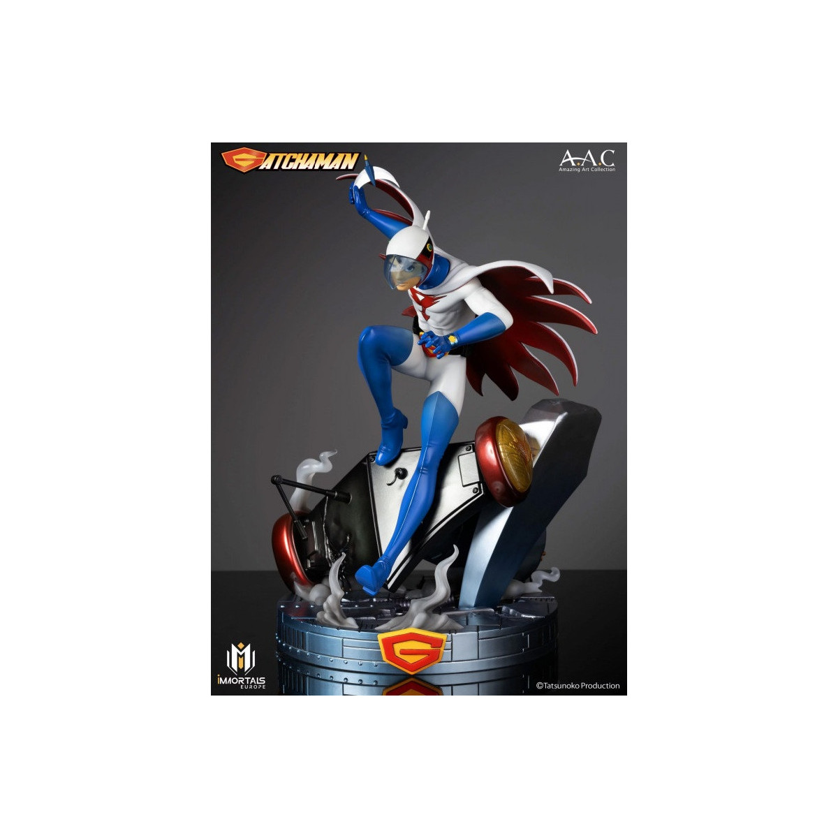 Immortals Collectibles Gatachman - Ken The Eagle The Leader Of The Science Ninja Team - Amazing Art Collection 1/7