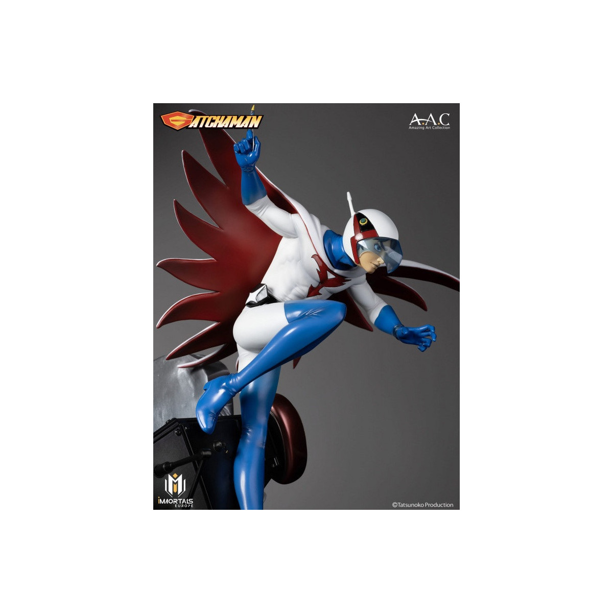 Immortals Collectibles Gatachman - Ken The Eagle The Leader Of The Science Ninja Team - Amazing Art Collection 1/7