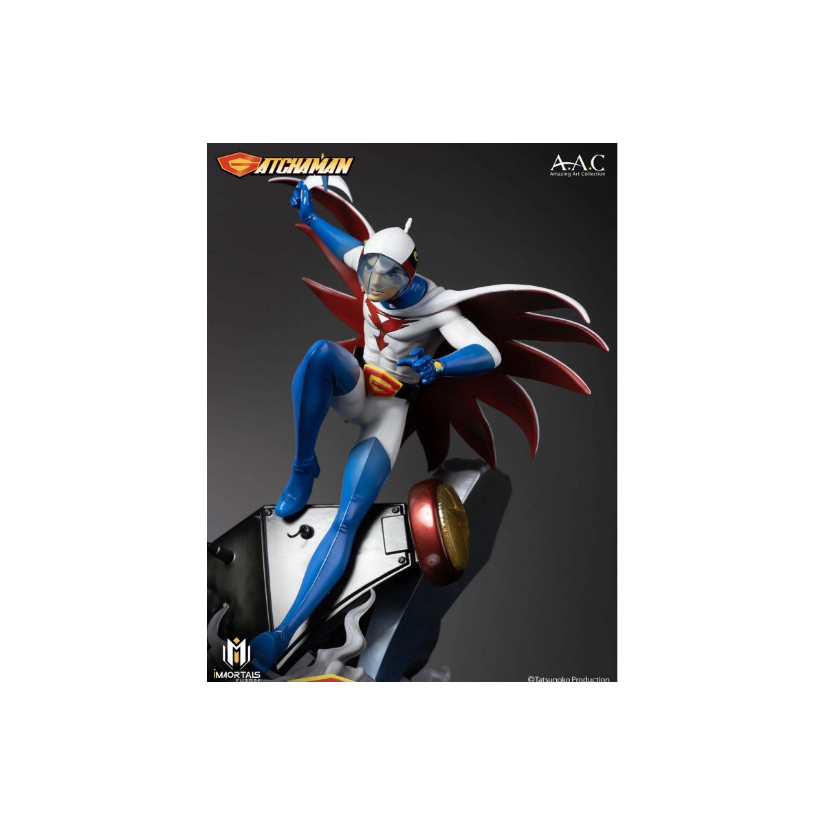 Immortals Collectibles Gatachman - Ken The Eagle The Leader Of The Science Ninja Team - Amazing Art Collection 1/7