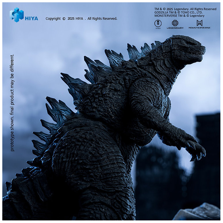 HIYA TOYS - Exquisite Basic Series 1/12 - Godzilla 2014 Translucent Ver.