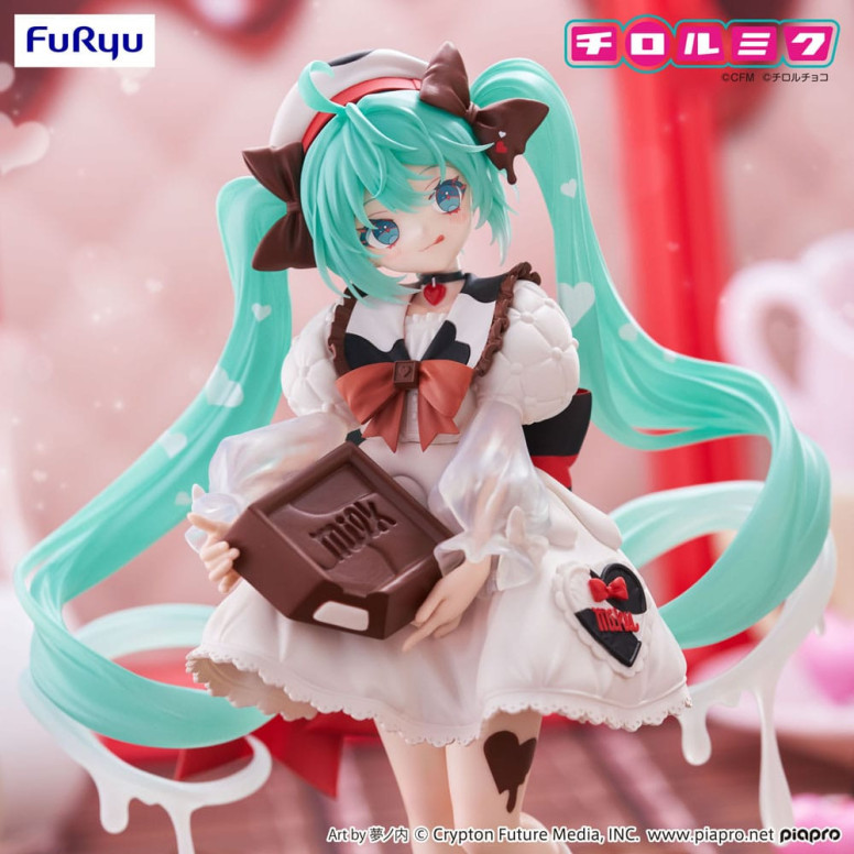 Furyu Trio-Try-iT - Hatsune Miku Milk Ver. - Hatsune Miku x Tirol Choco