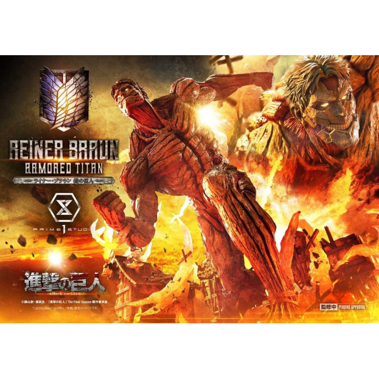 Prime 1 Studio Attack on Titan (Tv Animation) Reiner Braun Armored Titan - Ultimate Diorama Masterline series